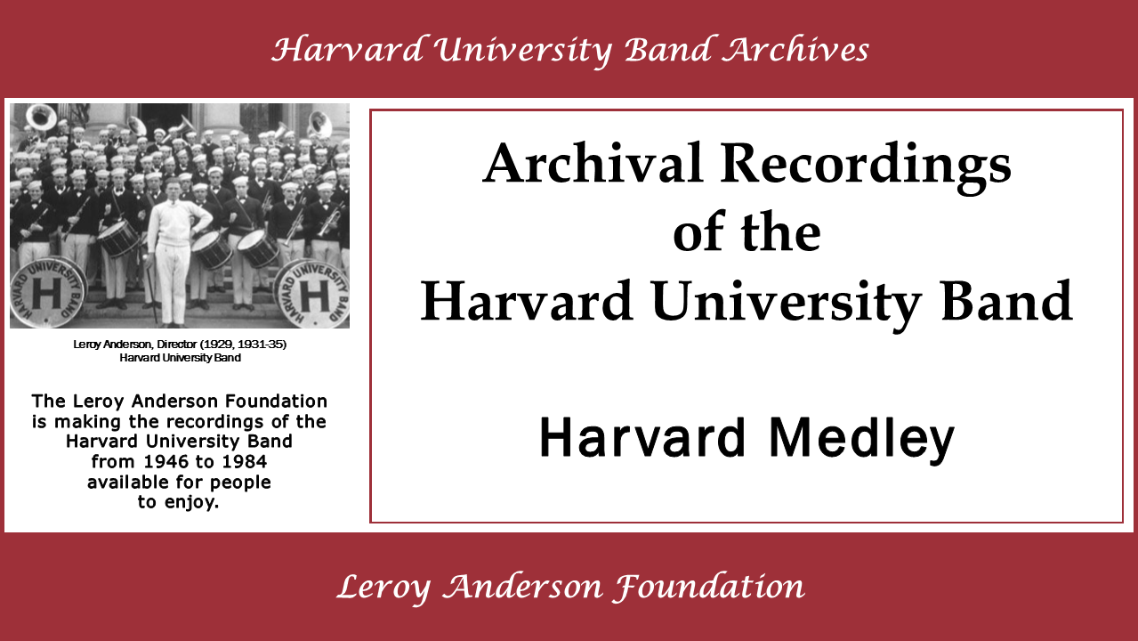 Harvard University Band Archives