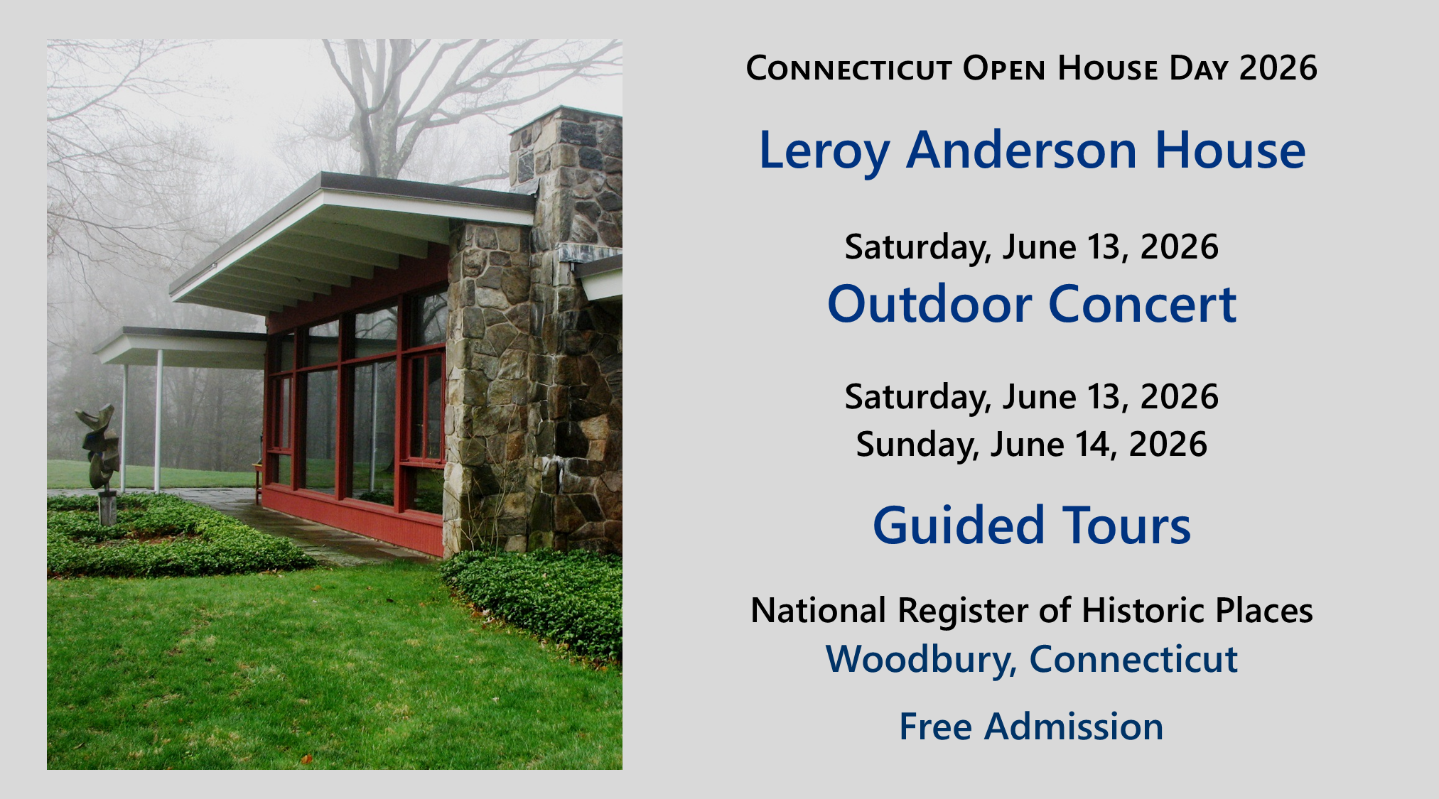 Connecticut Open House Day 2026